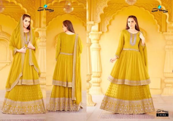 Your Choice Kohinoor Georgette Festive Wear Designer Salwar Suits